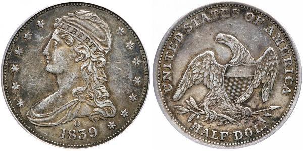 50 Цент / 1/2 Доллар США (1776 - ) Серебро 
