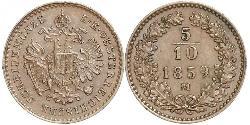 5/10 Kreuzer Impero austriaco (1804-1867) Rame 
