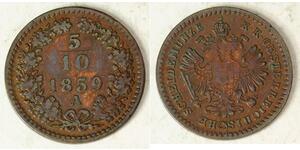 5/10 Kreuzer Impero austriaco (1804-1867) Rame 