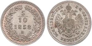5/10 Крейцер Австрийская империя (1804-1867) Медь 