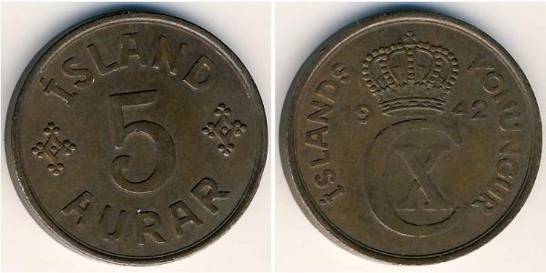 5 Aurar Iceland Bronze 