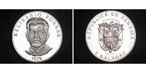 5 Balboa Panama Kupfer/Nickel Belisario Porras Barahona (1856 - 1942)