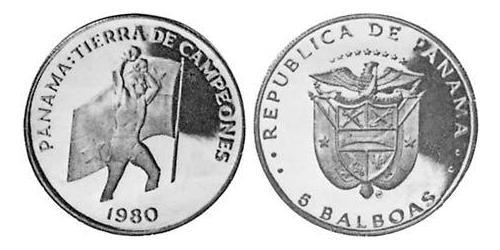 5 Balboa Panama Silber 