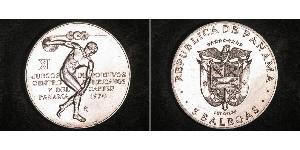 5 Balboa Republic of Panama Silver 