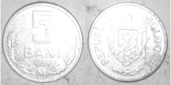 5 Ban Moldavia (1991 - ) Alluminio 