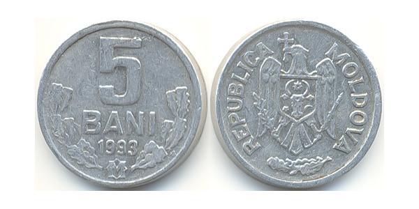 5 Ban Moldavia (1991 - ) Aluminio 
