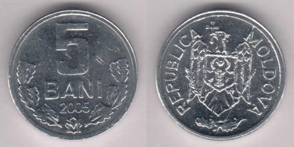 5 Ban Moldova (1991 - ) Aluminium 