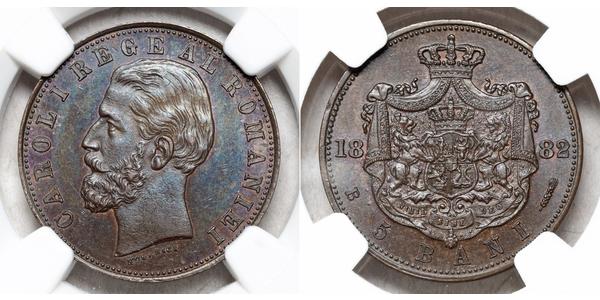 5 Ban Kingdom of Romania (1881-1947) Copper 