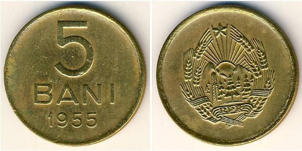 5 Ban Socialist Republic of Romania (1947-1989) Kupfer/Zink/Nickel 