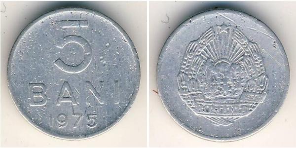 5 Ban République socialiste de Roumanie (1947-1989) Acier/Nickel 