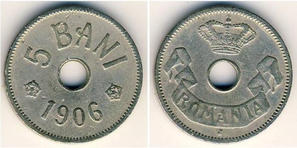 5 Ban Reino de Rumanía (1881-1947) Níquel/Cobre 