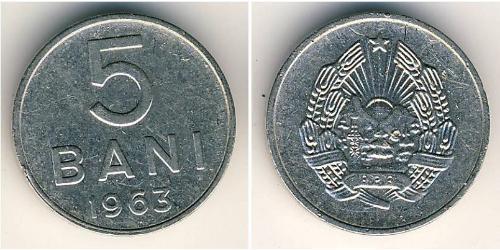 5 Ban Socialist Republic of Romania (1947-1989) Steel/Nickel 