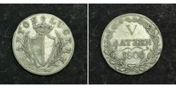 5 Batz Suisse Argent 