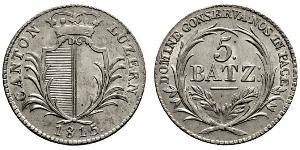 5 Batz Suisse Argent 