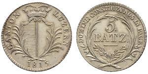 5 Batz Suisse Argent 