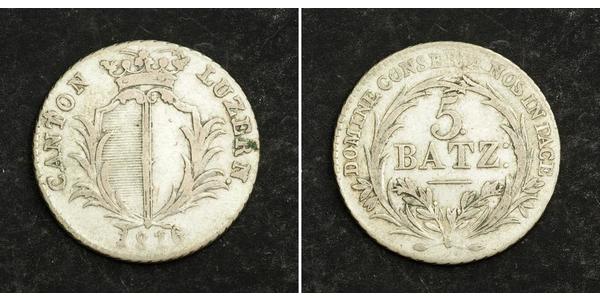 5 Batz Suisse Argent 