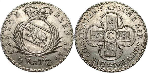 5 Batz Suisse Argent 