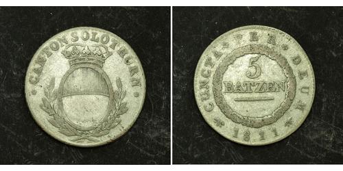 5 Batz Svizzera Argento 