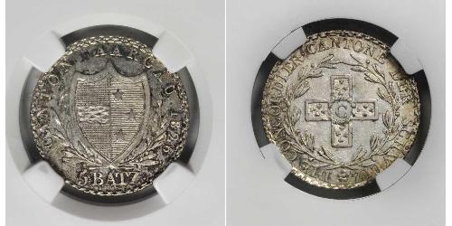 5 Batz Schweiz Silber 