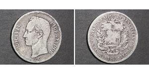 5 Bolivar Venezuela Argent 