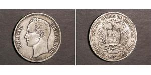 5 Bolivar Venezuela Argent 