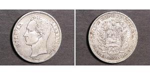 5 Bolivar Venezuela Argent 