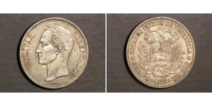 5 Bolivar Venezuela Argent 