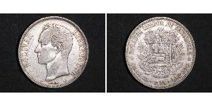 5 Bolivar Venezuela Argent 