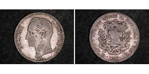 5 Bolivar Venezuela Plata 