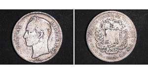 5 Bolivar Venezuela Plata 