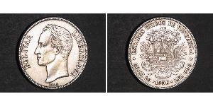 5 Bolivar Venezuela Plata 