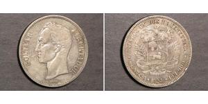 5 Bolivar Venezuela Plata 
