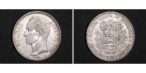 5 Bolivar Venezuela Plata 