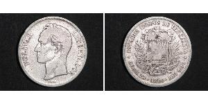 5 Bolivar Venezuela Plata 