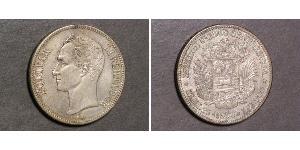 5 Bolivar Venezuela Silber 