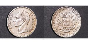 5 Bolivar Venezuela Silver 