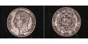 5 Bolivar Venezuela Silver 