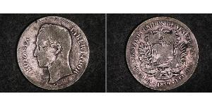 5 Bolivar Venezuela Silver 