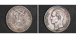 5 Bolivar Venezuela Silver 