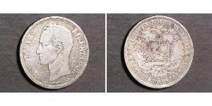 5 Bolivar Venezuela 銀 