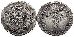 5 Bolognini États pontificaux (752-1870) Argent Pie VI ( 1717-1799)