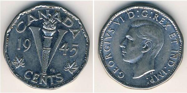 5 Cent Canada Acier 