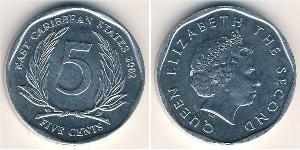 5 Cent  Aluminio Isabel II (1926-2022)