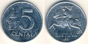 5 Cent Litauen (1991 - ) Aluminium 