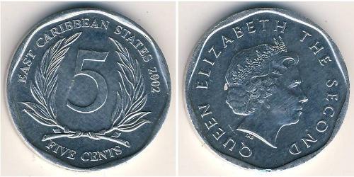 5 Cent  Aluminium Elizabeth II (1926-2022)