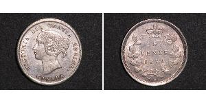 5 Cent Canada Argent Victoria (1819 - 1901)