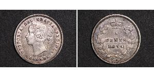 5 Cent Canada Argent Victoria (1819 - 1901)