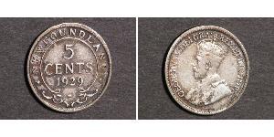 5 Cent Canada Argent George V (1865-1936)