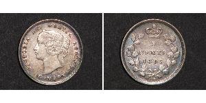 5 Cent Canada Argent Victoria (1819 - 1901)