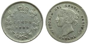 5 Cent Canada Argent Victoria (1819 - 1901)